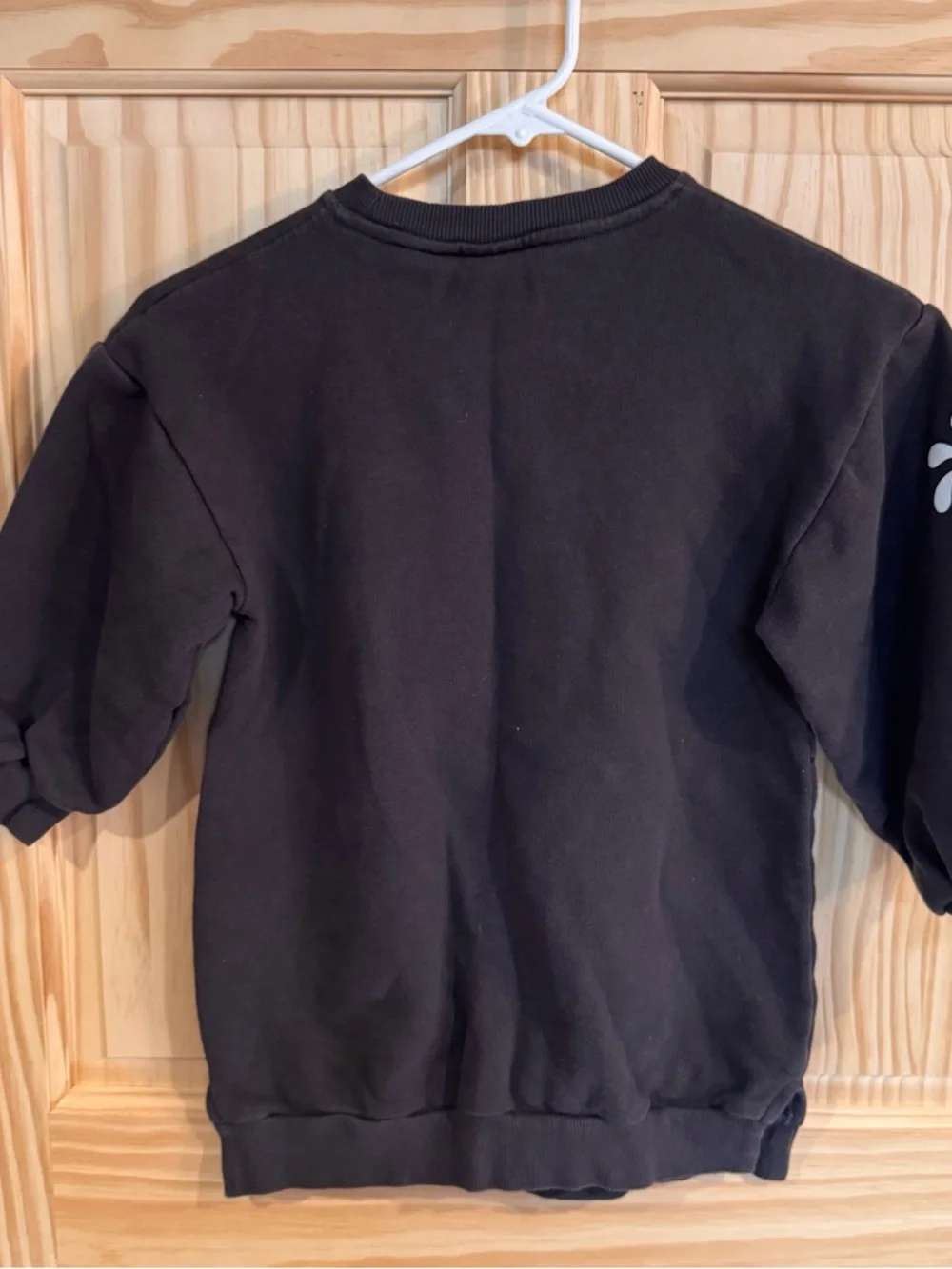 Zara‎ Kids Disney Mickey Mouse Daisy Sleeve Sweatshirt Gray Size 7